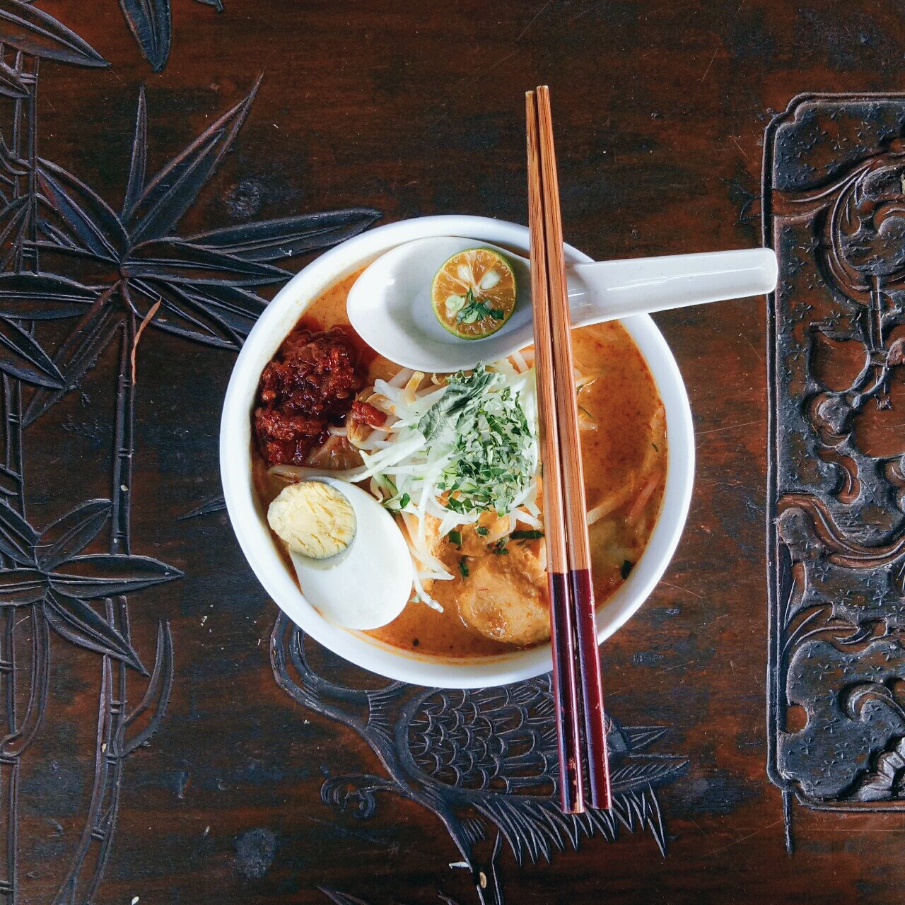 Laksa Soup at Oceanova