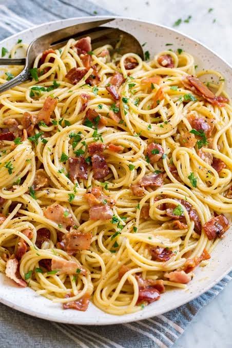 Pasta Carbonara at Oceanova