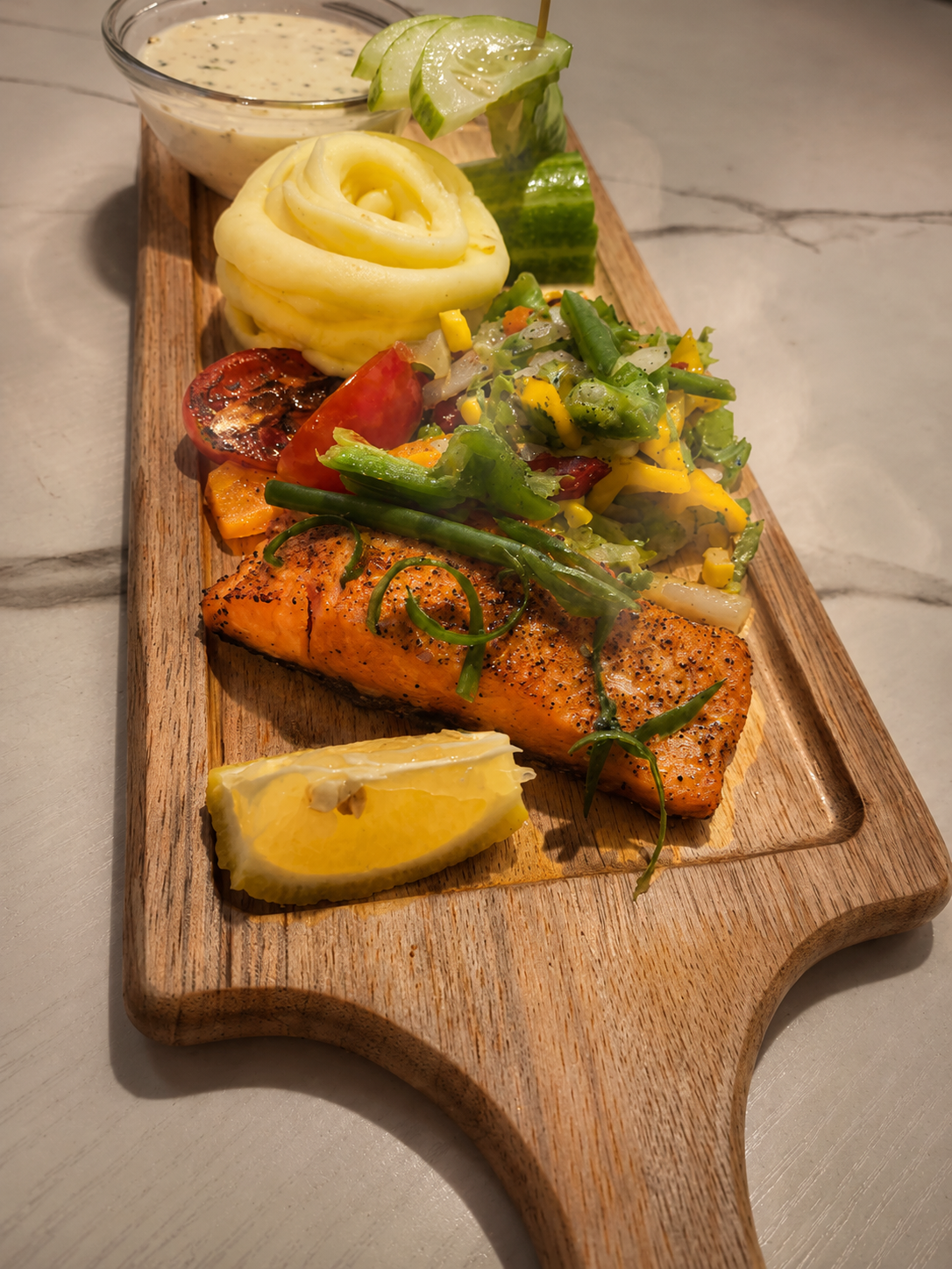 Citrus Grilled Salmon Fillet at Oceanova